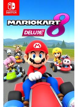 Couverture du jeu Mario Kart 8 Deluxe.