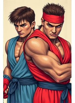 Couverture du jeu Street Fighter II.