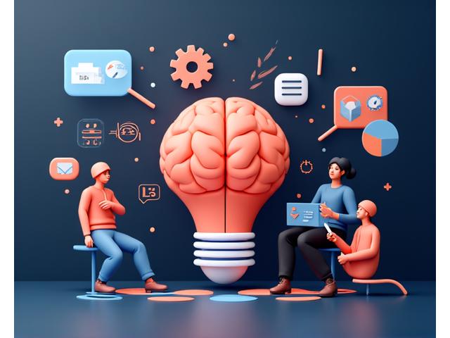Infographie stylisée illustrant les bénéfices éducatifs du gaming, avec des icônes représentant logique, résolution de problèmes, créativité et collaboration.